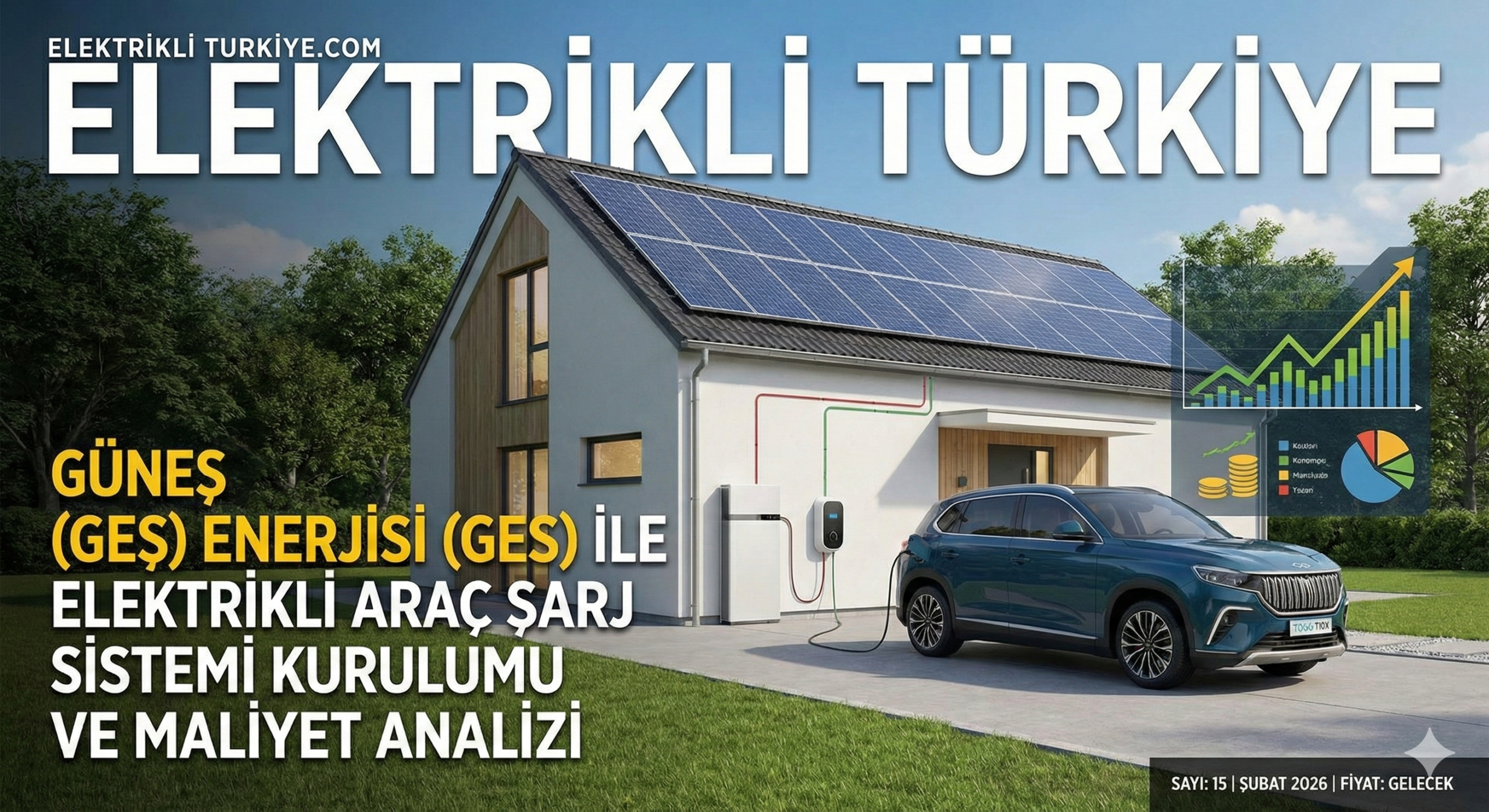 2026 Rehberi: Güneş Enerjisi (GES) ile Elektrikli Araç Şarj Sistemi Kurulumu ve Maliyet Analizi