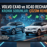 Volvo EX40 (XC40 Recharge) almayı mı planlıyorsunuz? Meşhur TCAM çökmesi, direksiyon titremesi ve ekran donması bitti mi? Kesin çözümleri hemen okuyun.