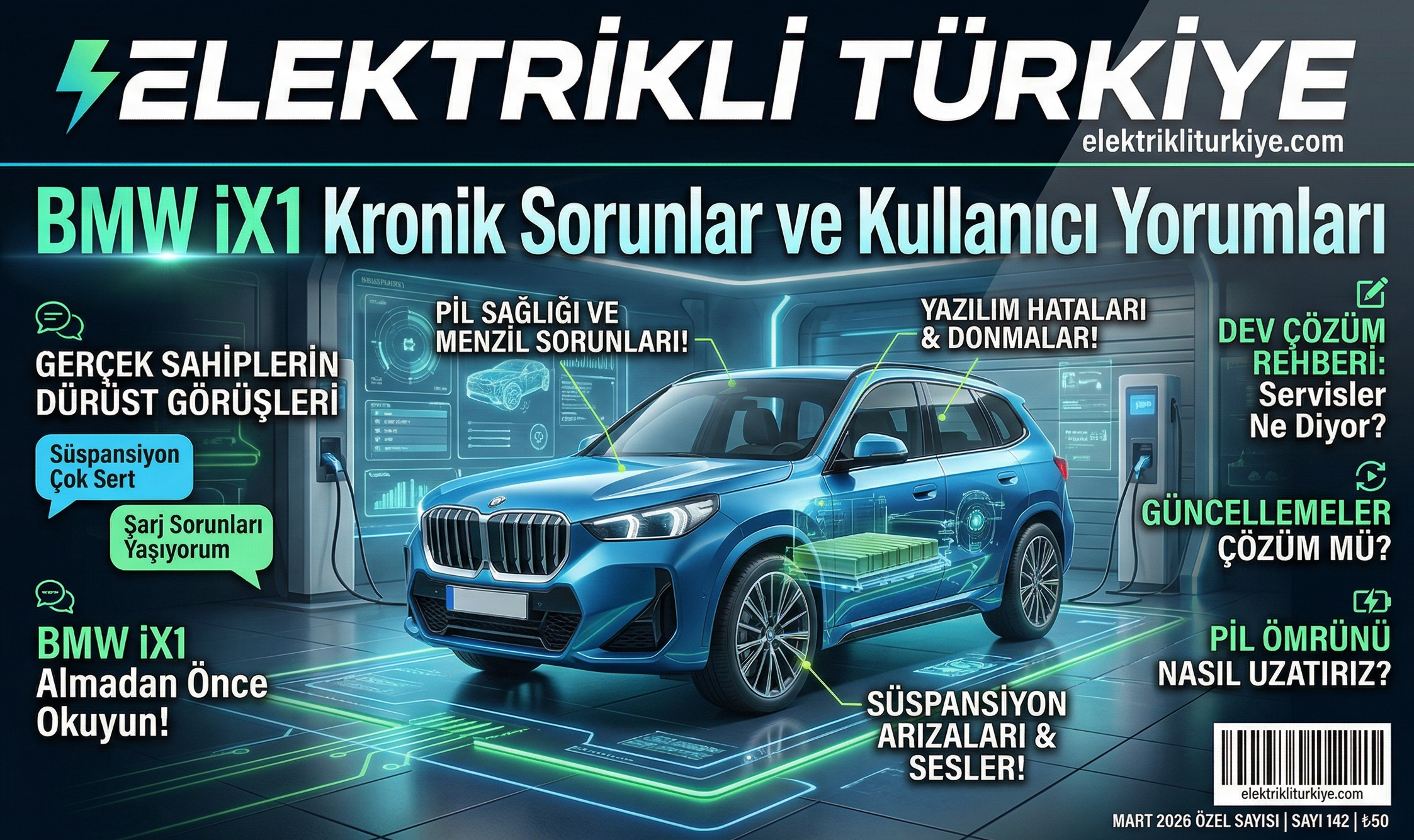 BMW iX1 satın almadan önce gizlenen yazılım hatalarını detaylıca öğrenin. Nitekim ekran donması ve tahrik sistemi arızaları kullanıcıları yoruyor. Dolayısıyla rehberimizi okuyun.