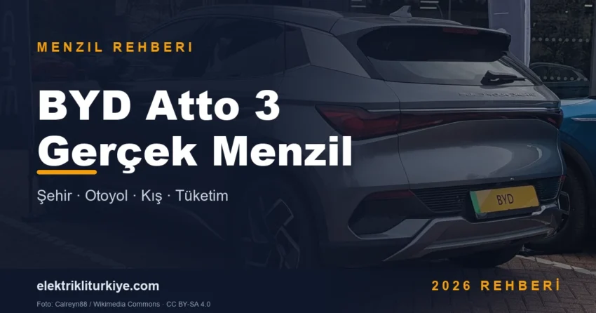 BYD Atto 3 Gerçek Menzil kapak görseli