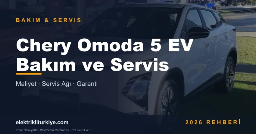 Chery Omoda 5 EV Bakım ve Servis kapak görseli