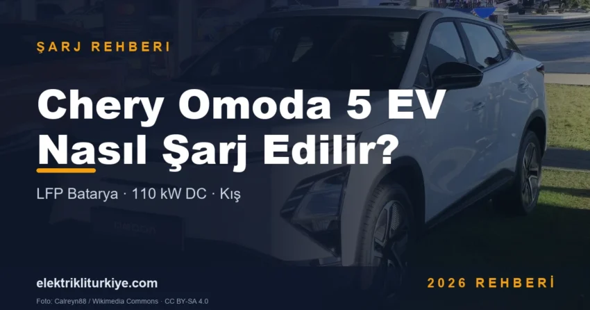 Chery Omoda 5 EV Nasıl Şarj Edilir kapak görseli