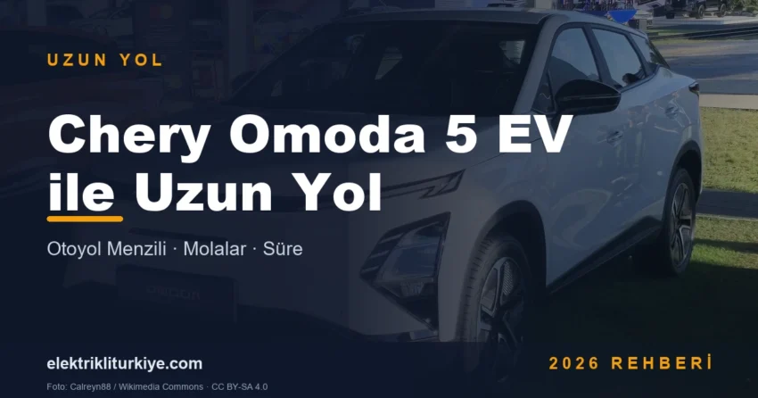 Chery Omoda 5 EV ile Uzun Yol kapak görseli