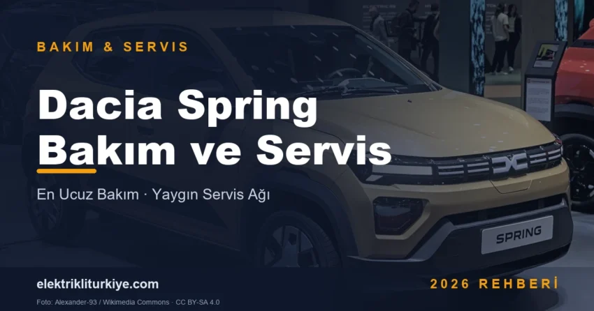 Dacia Spring Bakım ve Servis kapak görseli