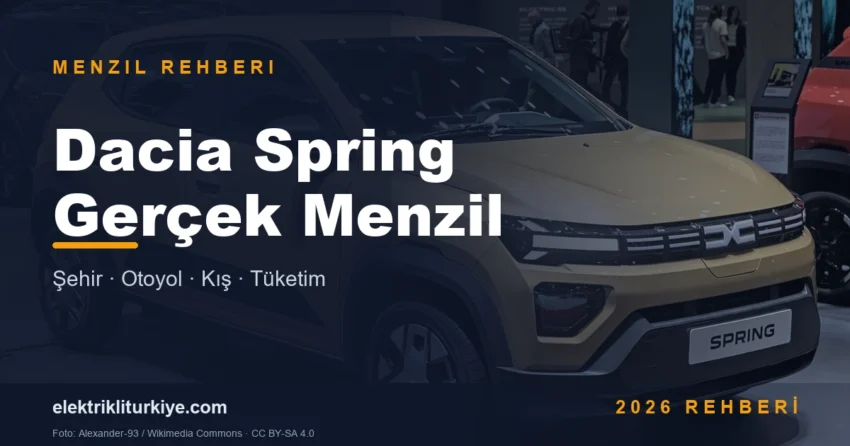 Dacia Spring Gerçek Menzil kapak görseli