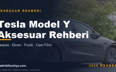 Tesla Model Y Aksesuar rehberi kapak görseli