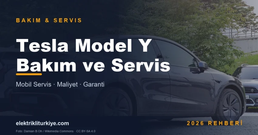 Tesla Model Y Bakım ve Servis kapak görseli