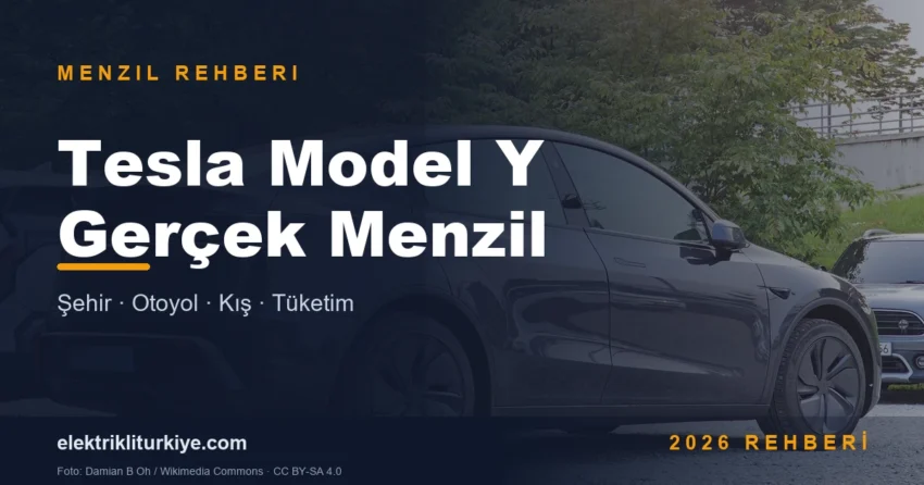 Tesla Model Y Gerçek Menzil kapak görseli