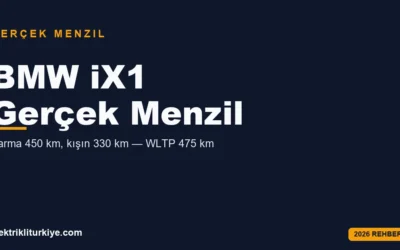 BMW iX1 gerçek menzil rehberi