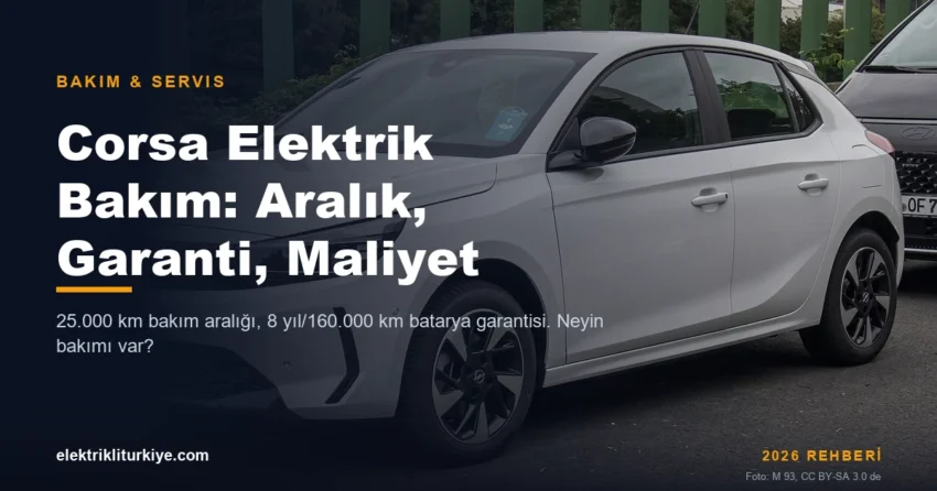 Opel Corsa Elektrik bakım ve servis kapak görseli