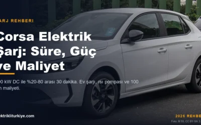 Opel Corsa Elektrik şarj rehberi kapak görseli
