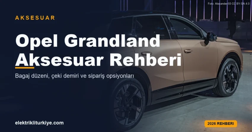 Opel Grandland Elektrik aksesuar rehberi kapak görseli
