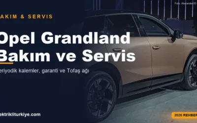 Opel Grandland Elektrik bakım ve servis rehberi kapak görseli
