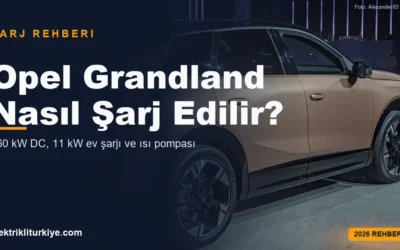 Opel Grandland Elektrik nasıl şarj edilir rehberi kapak görseli
