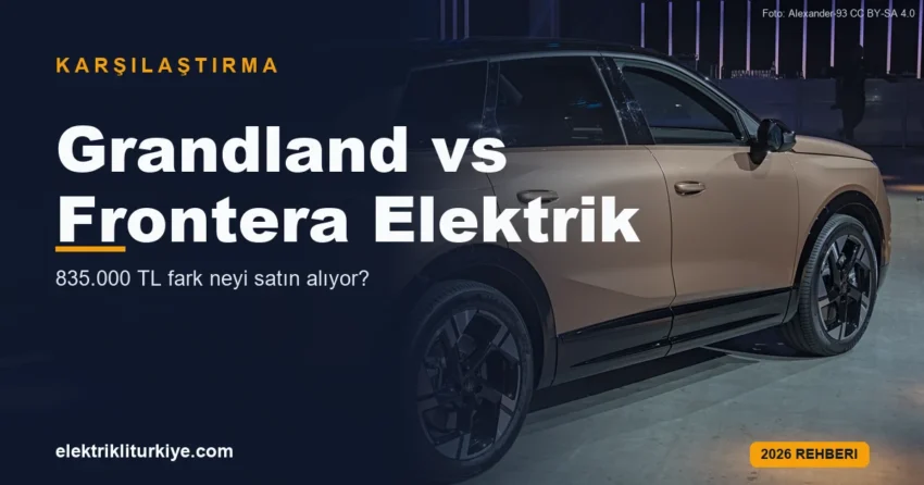 Opel Grandland Elektrik vs Frontera Elektrik karşılaştırma kapak görseli