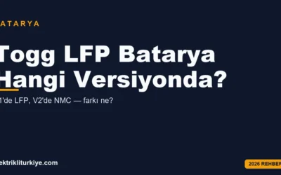 Togg LFP batarya hangi versiyonda rehberi