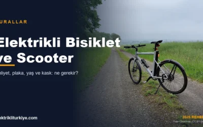 Elektrikli bisiklet ve scooter kuralları kapağı