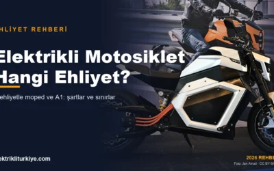 Elektrikli motosiklet ehliyet sınıfları kapağı